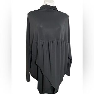 Ischiko Black Dress Top Size large